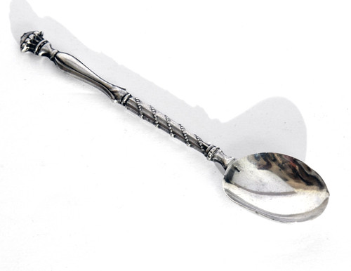 Dutch silver coffee spoon - dutch,