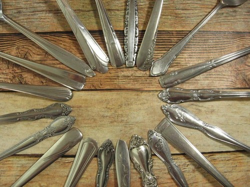 Vtg flatware mixed lot ornate - mixed,