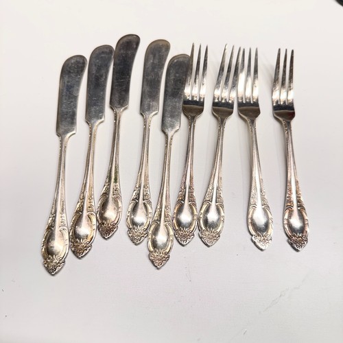 Vintage nickel silver flatware - vintage,