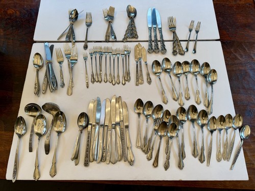Vtg flatware mix - vtg,