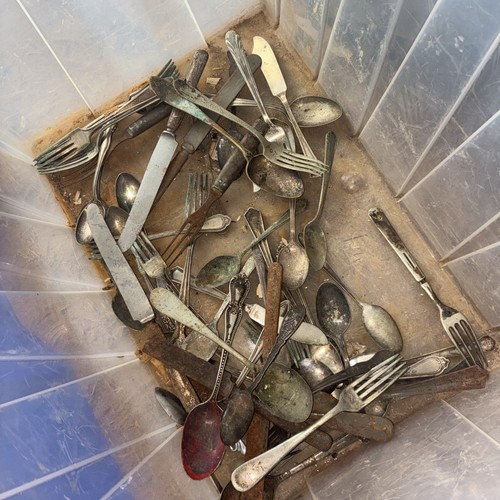 Vtg flatware mixed lot - mixed, 55