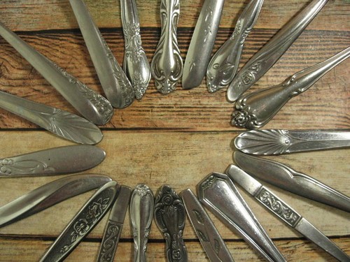 Vtg flatware mixed - flatware, ornate