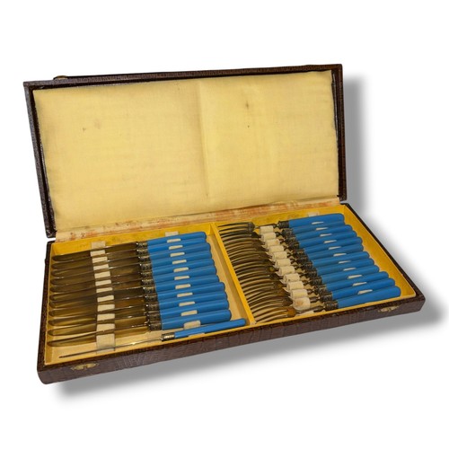 Vintage french dessert cutlery - vintage,