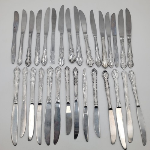 30pc mixed lot dinner knives - dinner,