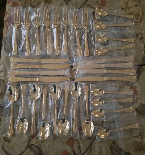 Gold ornate flatware - gold,