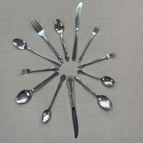 12pc mismatched vintage - 12pc,