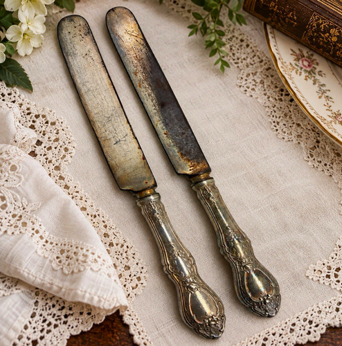 Vintage ornate floral dinner - ornate,