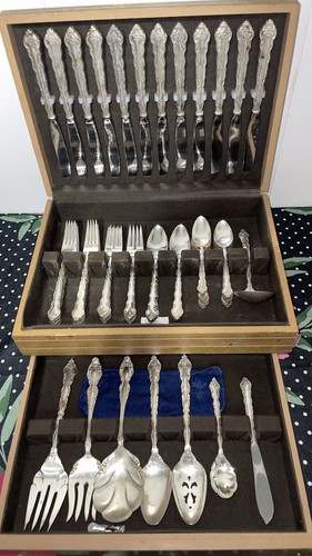 Vintage flatware set - flatware,