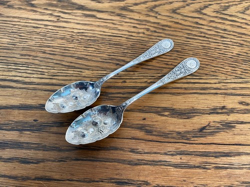 Pair antique ornate - antique, bowl