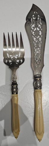 Large ornate antique - large, silver