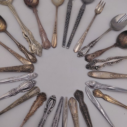 Vtg flatware mixed - flatware, lot
