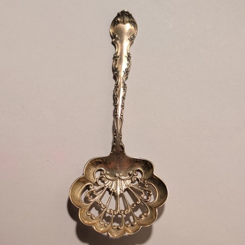 Antique sterling silver sugar - antique,