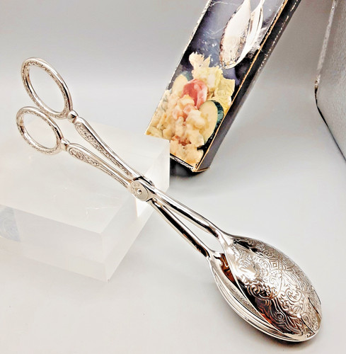 Vintage embossed silver - silver, plated