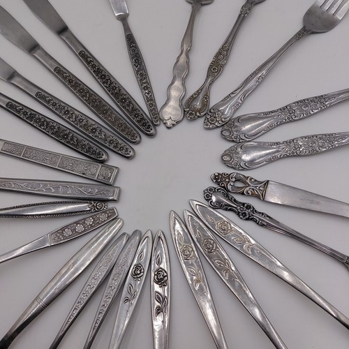 Vtg flatware mixed - vtg, 24