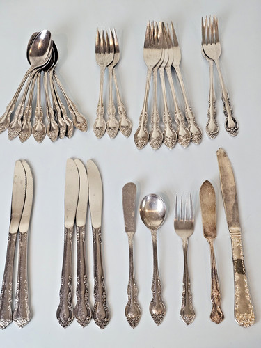 Vintage pieces flatware - vintage,