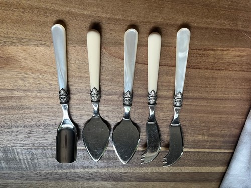 Inox pearl cream handles - 5,