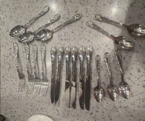 Gorham stainless flatware set - gorham,