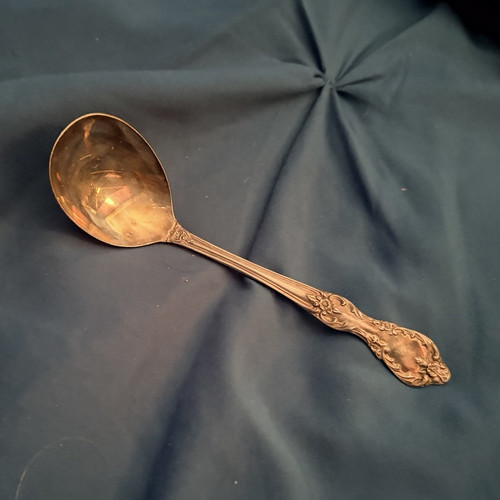 Vintage copper floral - floral, spoon