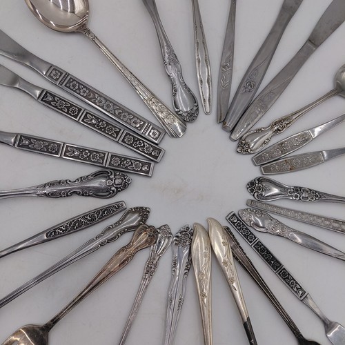 Vtg flatware mixed - flatware, lot