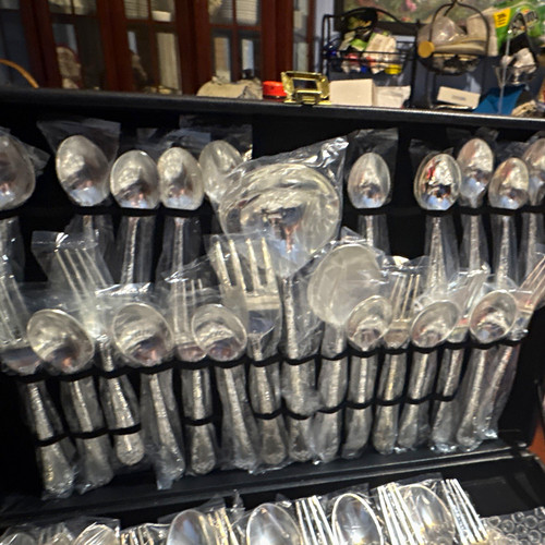 Silver plated cased - silver, flatware