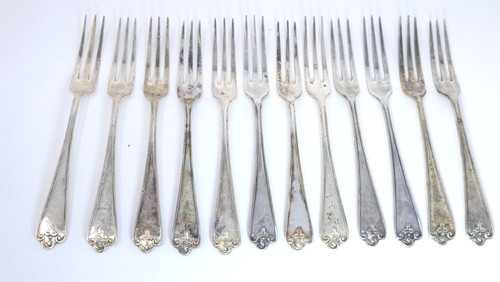 Twelve dessert forks epns - 12,