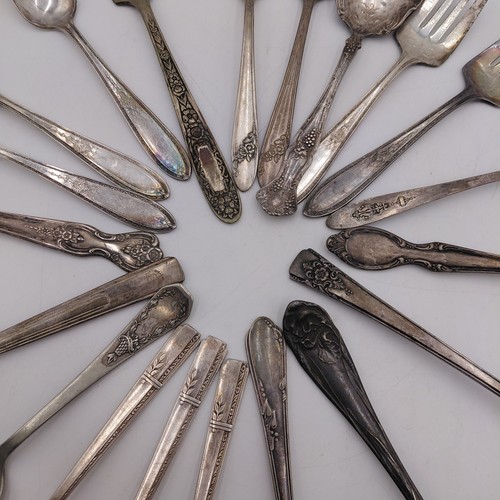 Vtg flatware mixed - lot, 20