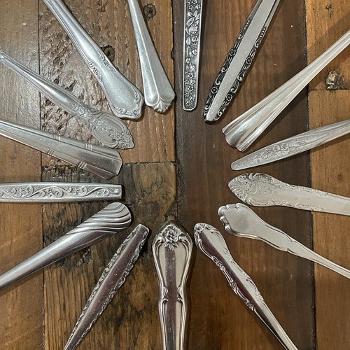 Vtg flatware mixed - lot, 15